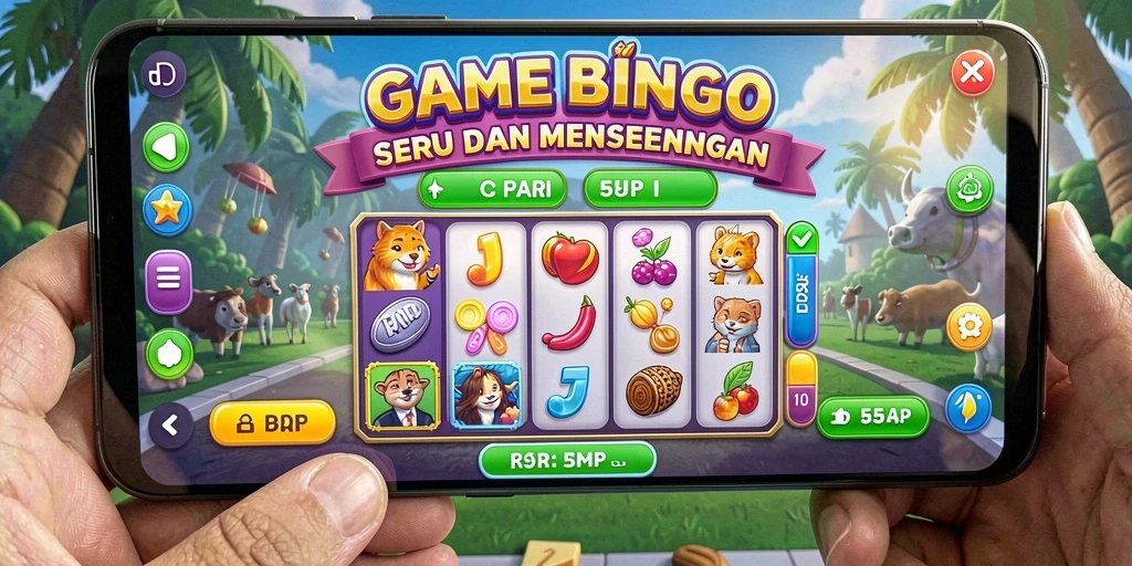 Gameplay seru Bingo di 55RP dengan banyak interaksi.