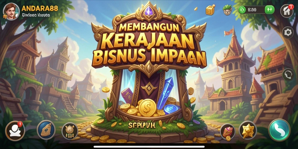 Screenshot gameplay ANDARA88 yang menarik dan strategis.
