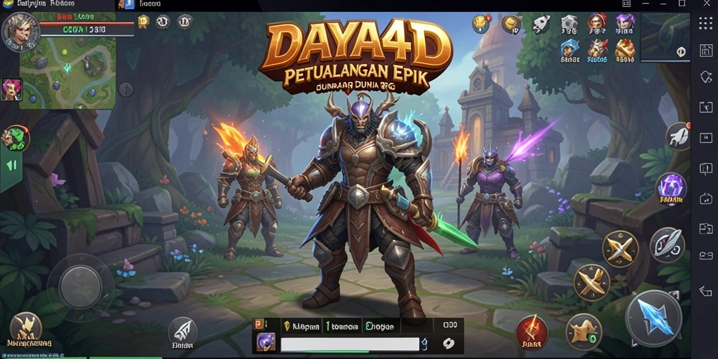 Tampilan gameplay RPG DAYA4D yang menantang dan mengasyikkan.