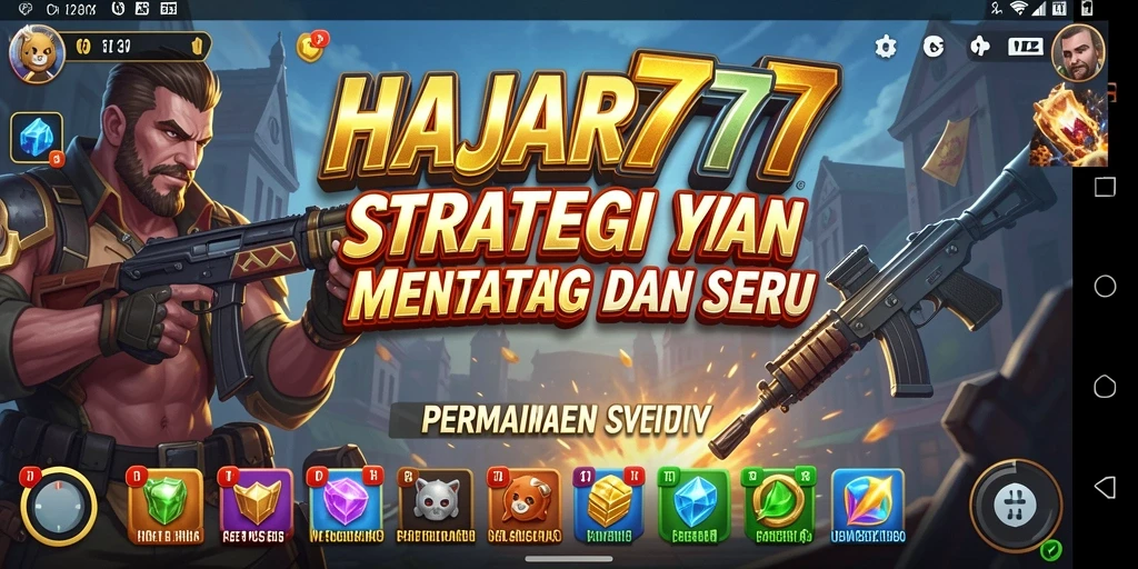 Gameplay seru HAJAR777 yang penuh strategi dan tantangan.