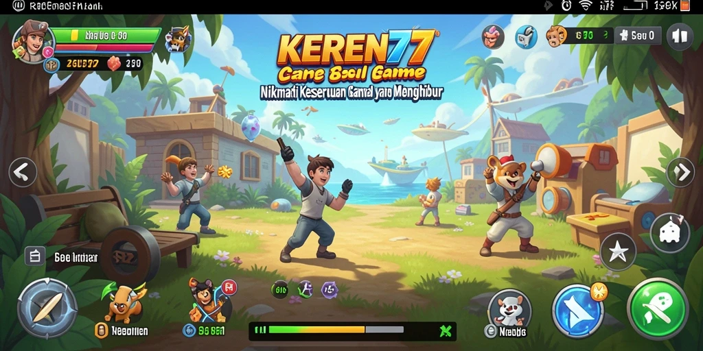 Tampilan gameplay KEREN77 yang seru dan menyenangkan.