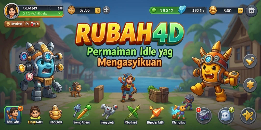 Tampilan gameplay mengasyikkan dari RUBAH4D yang memikat.