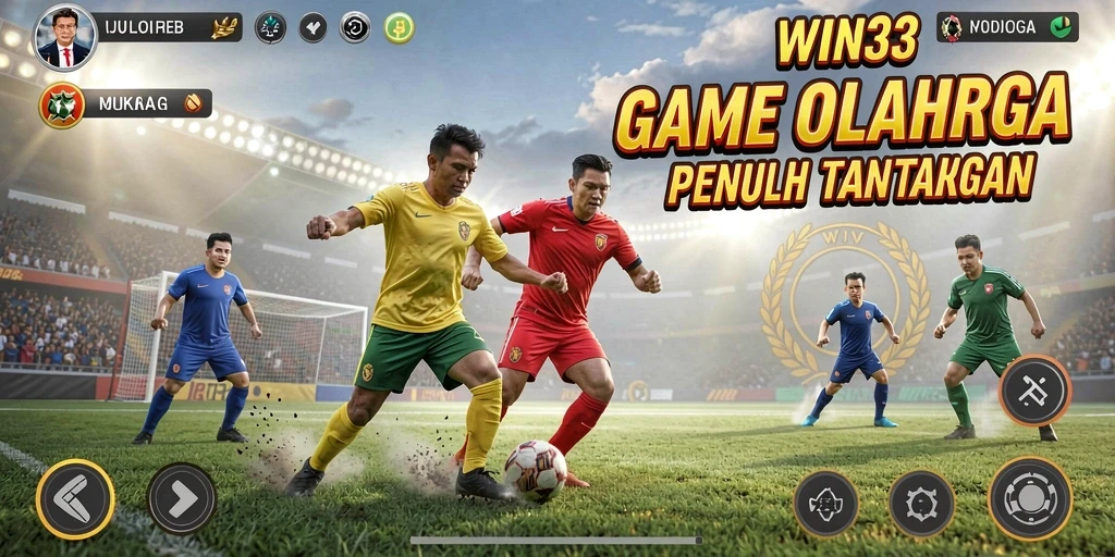 Tampilan gameplay seru dari WIN33 dengan berbagai jenis olahraga.